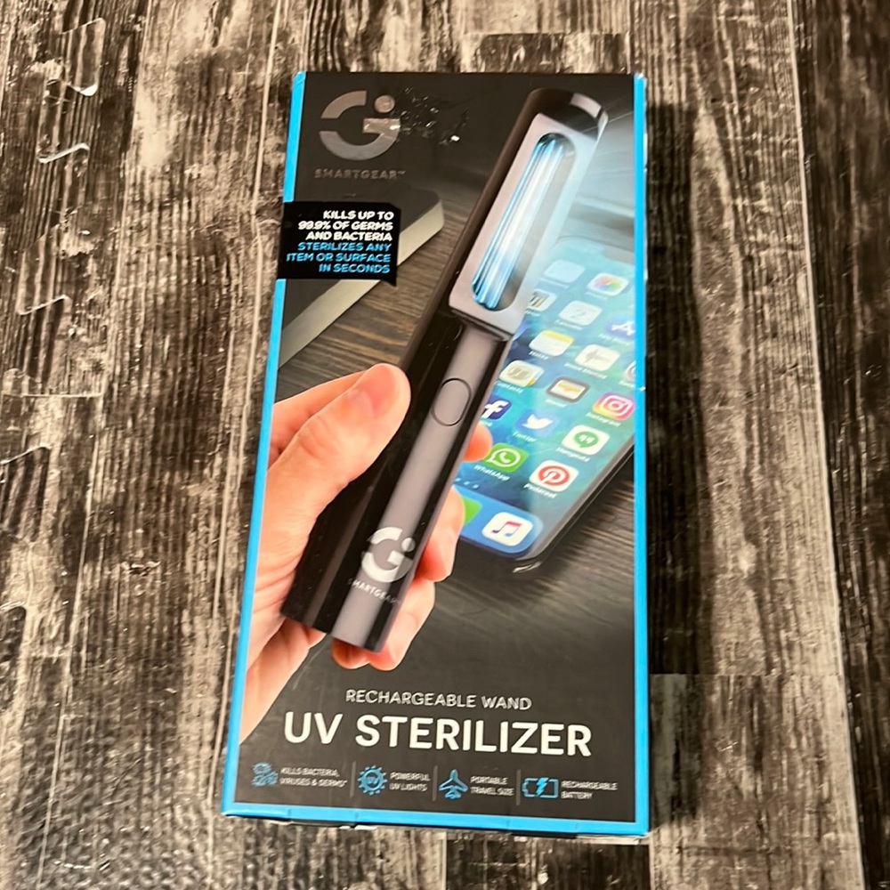 Smart Gear UV Rechargeable Sterilizer NWT